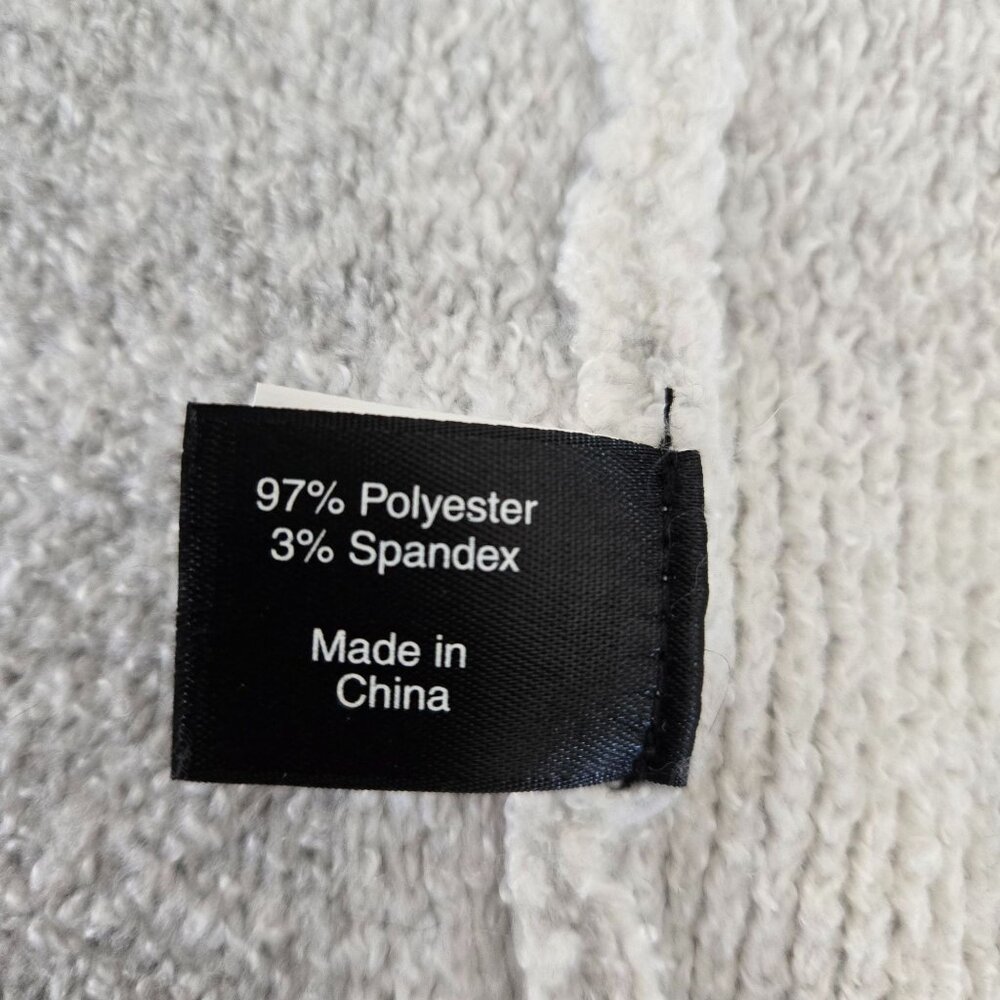 Lane Bryant Womens Plaid Duster Sweater Vest Open Front Gray & White 18/20 - Picture 13 of 14